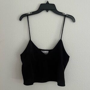 Urban Outfitters Black Cropped Cami